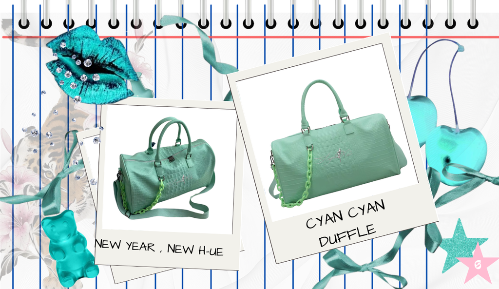 888 abundance Duffle 2.0 (CYAN CYAN)