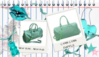 888 abundance Duffle 2.0 (CYAN CYAN)