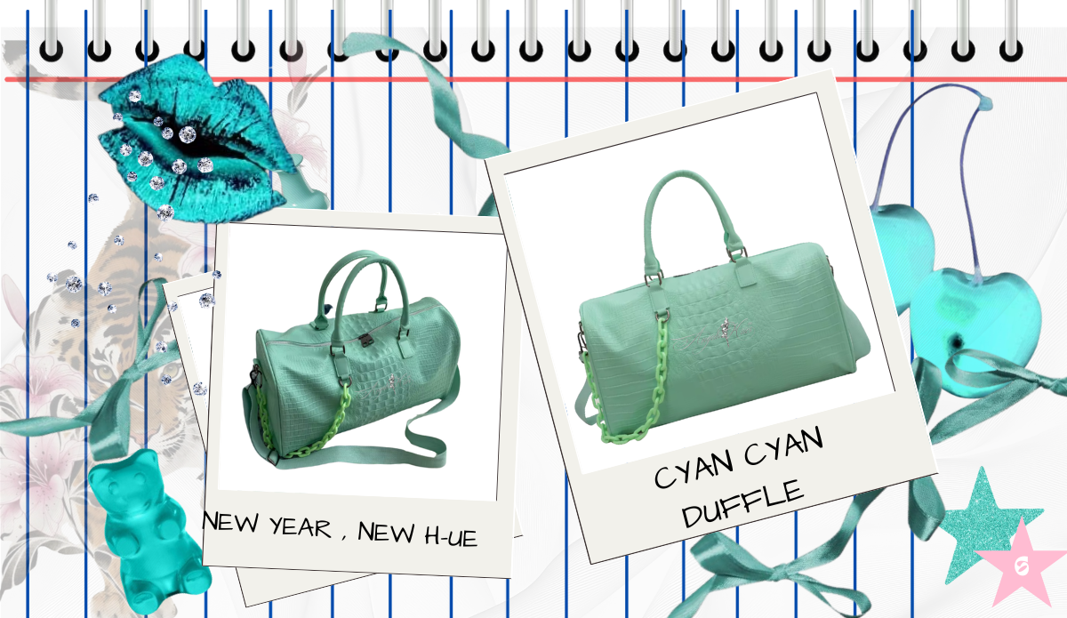888 abundance Duffle 2.0 (CYAN CYAN)